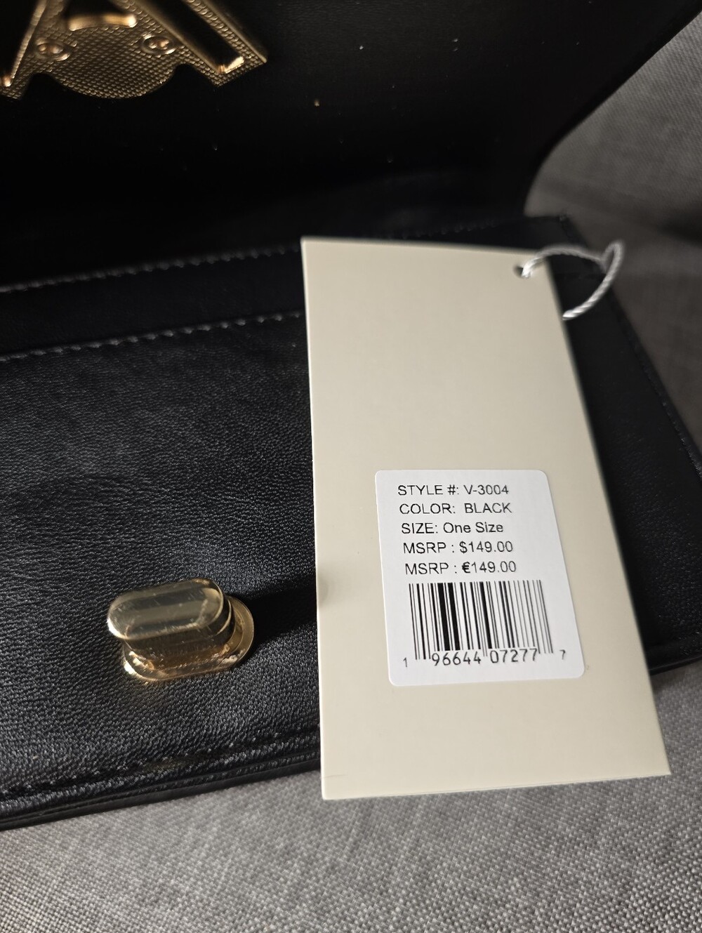Elegant Black Quilted Chain Bag - Picture 16 of 16